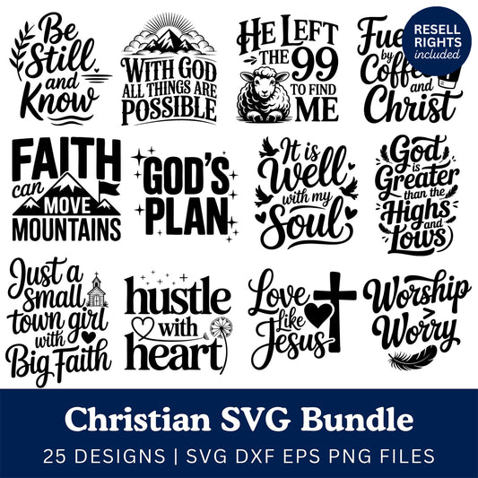 Christian SVG Bundle | Resell Rights Included