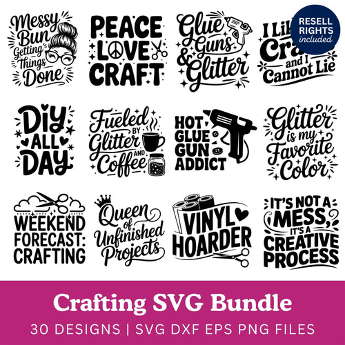 Crafting SVG Bundle