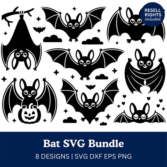 Bat SVG Bundle | Resell Rights Included