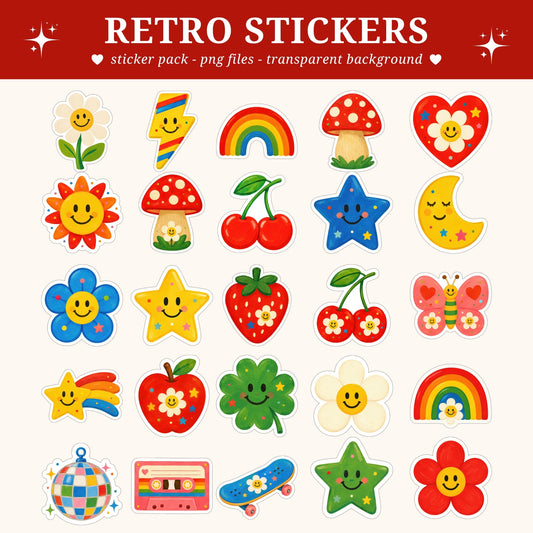 Retro Stickers