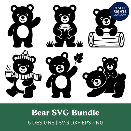 Bear SVG Bundle | Resell Rights Included