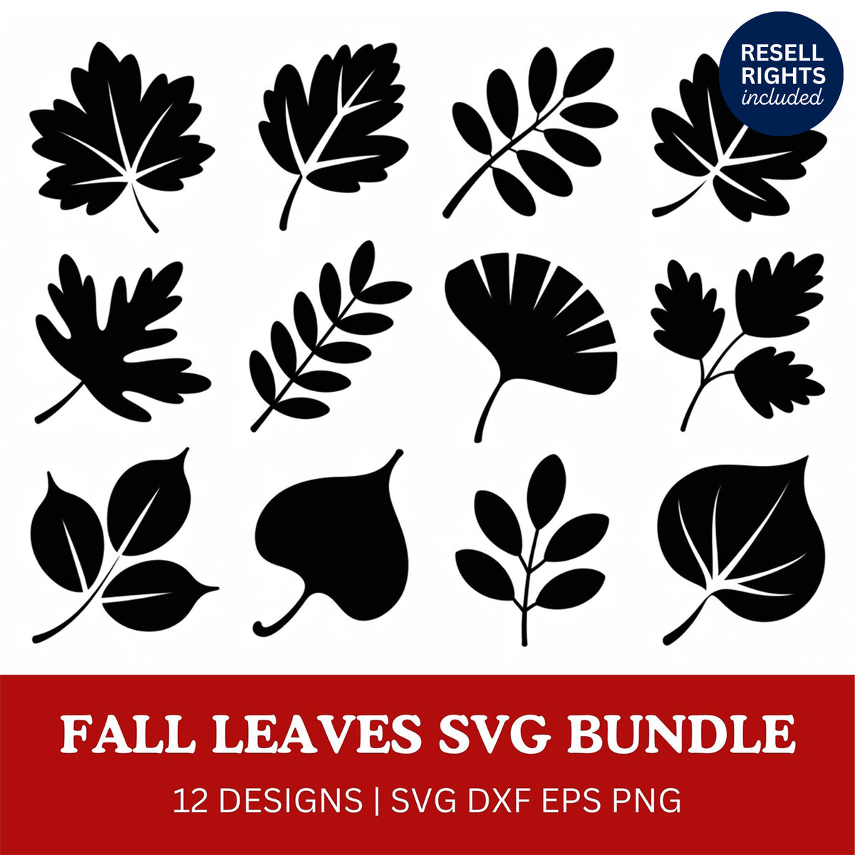 Fall Leaves SVG Bundle