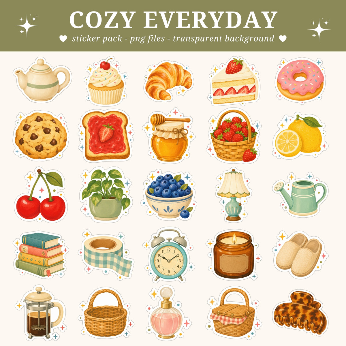 Cozy Everyday Stickers