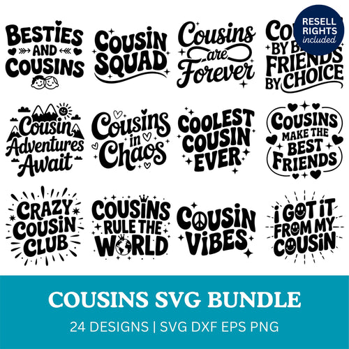 Cousins SVG Bundle