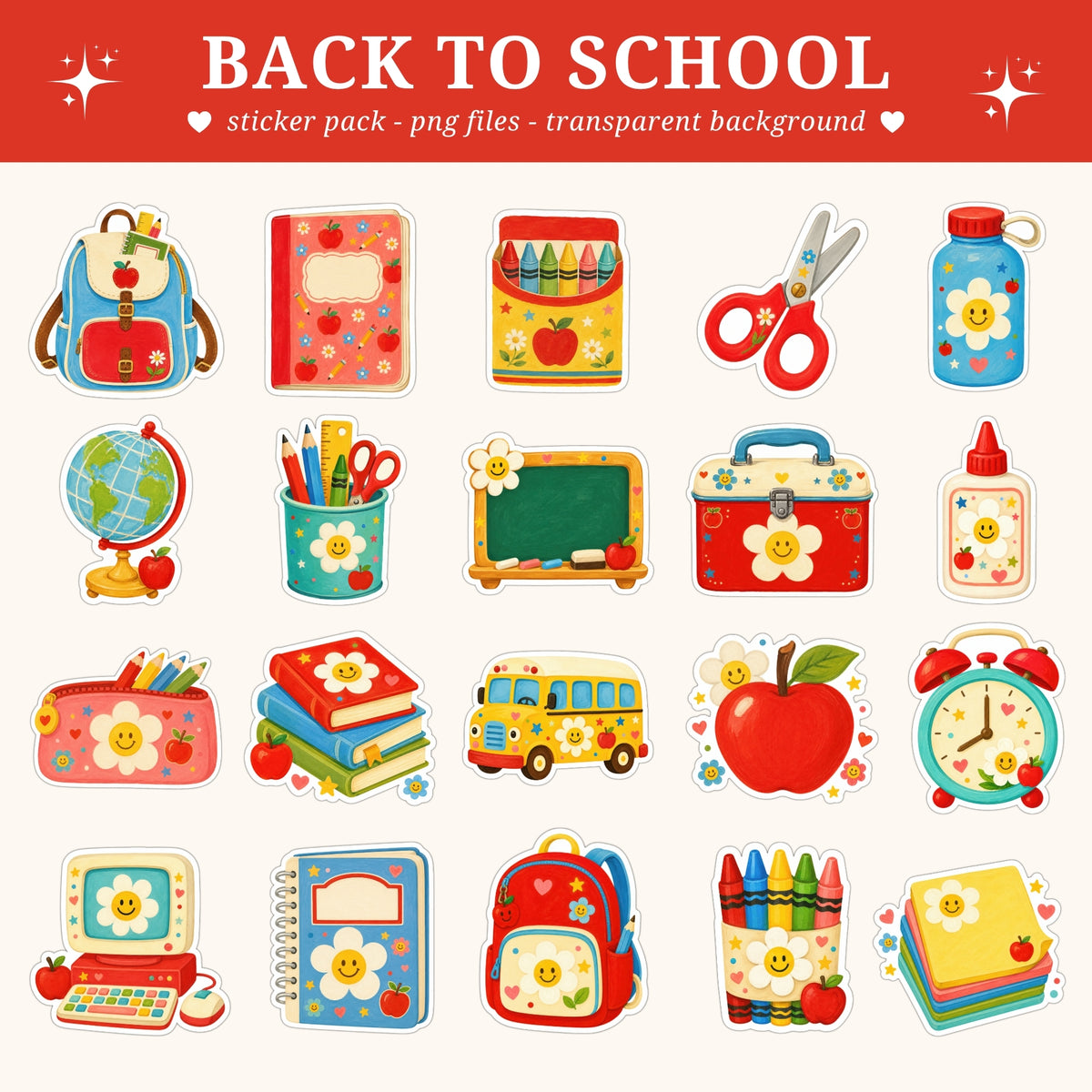 Back to School Stickers