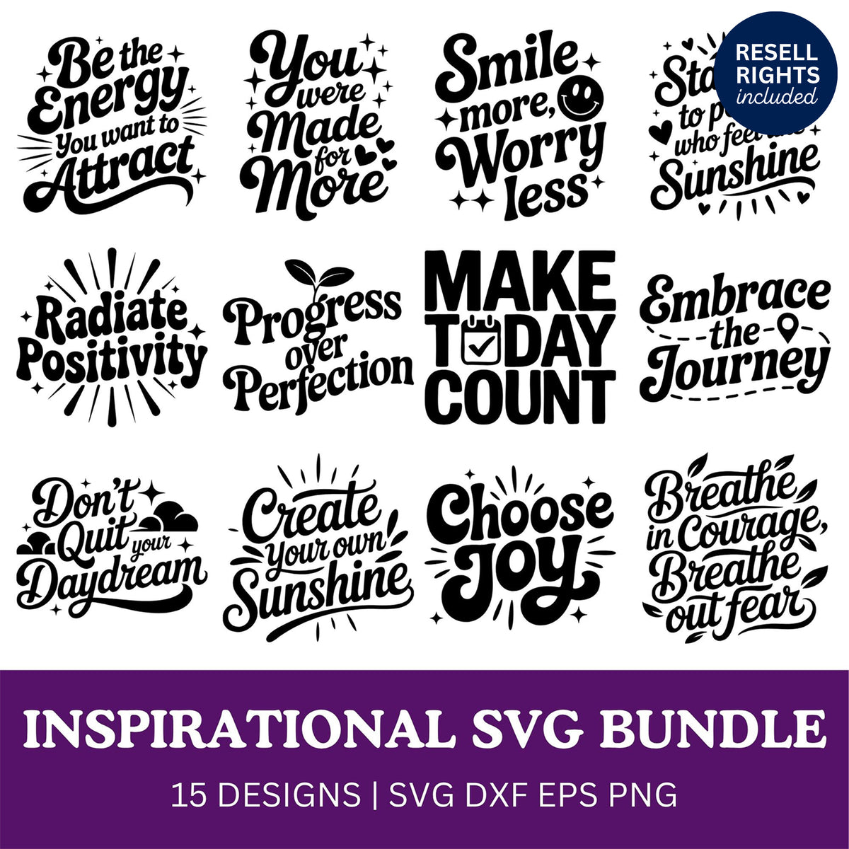 Inspirational SVG Bundle