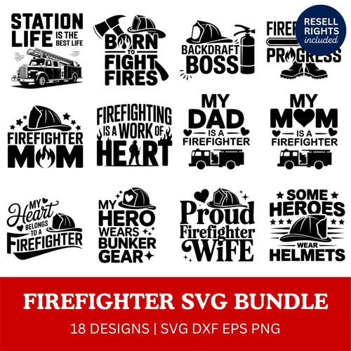 Firefighter SVG Bundle