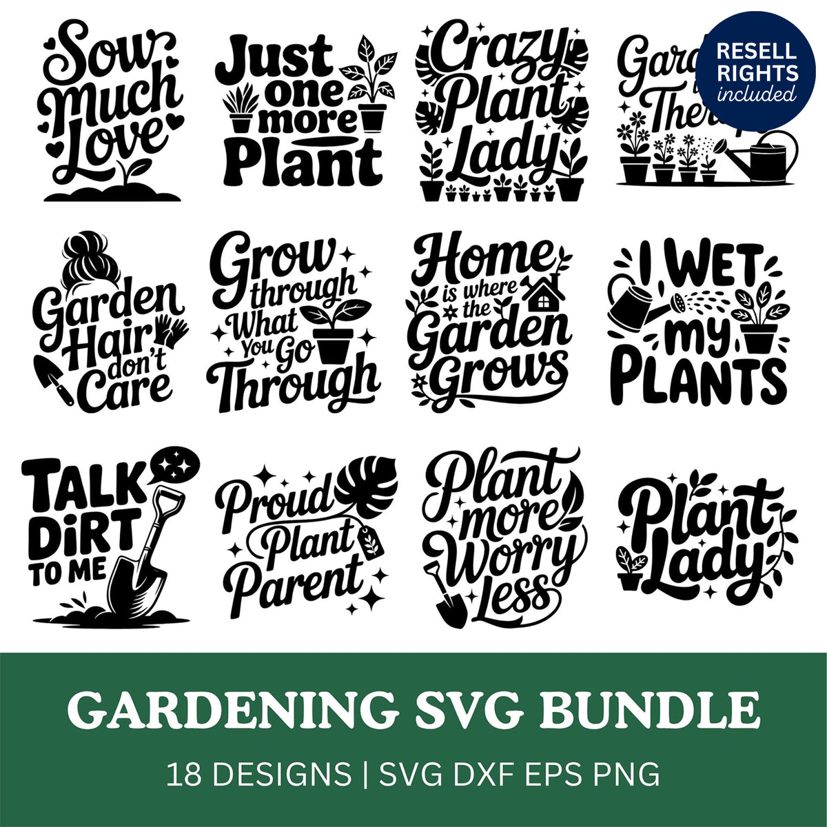 Gardening SVG Bundle