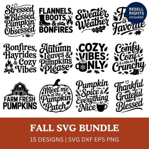 Fall SVG Bundle