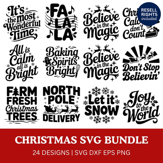 Christmas SVG Bundle | Resell Rights Included