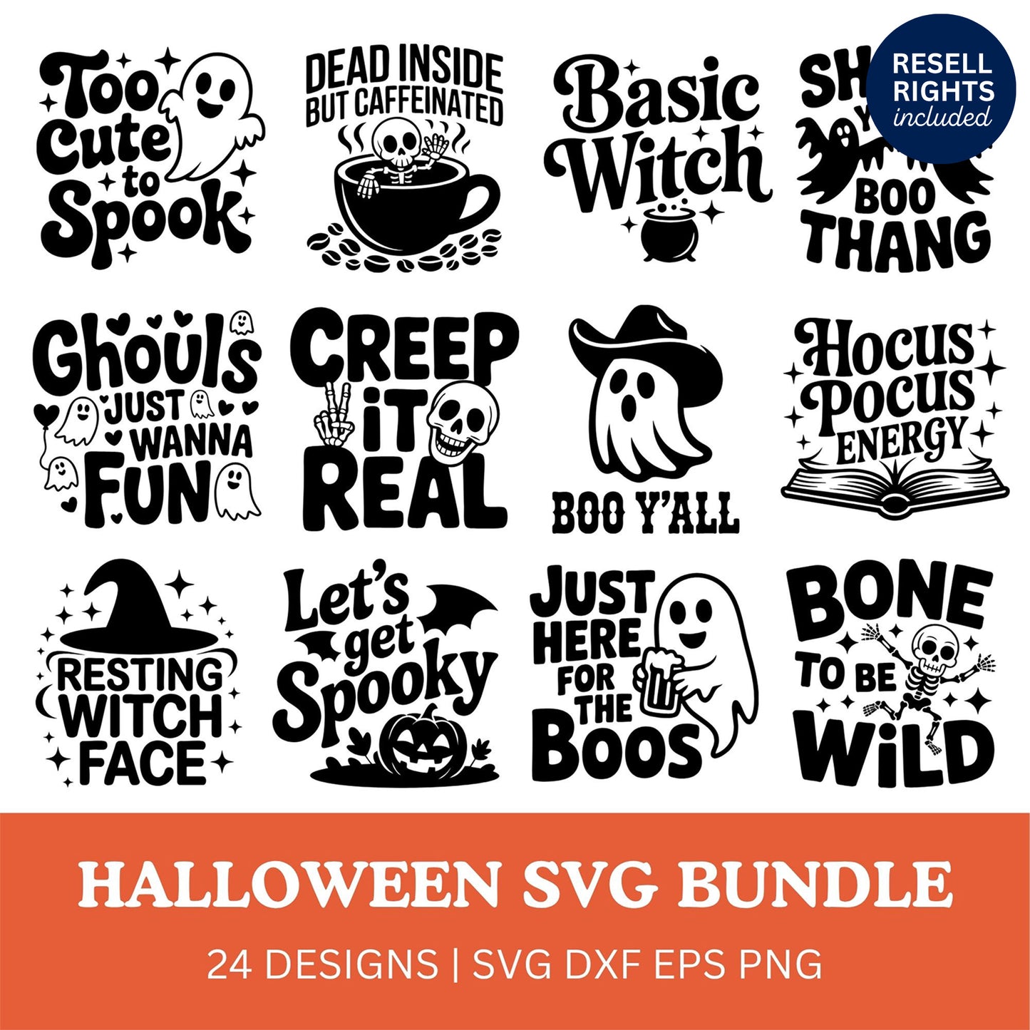 Halloween SVG Bundle | Resell Rights Included