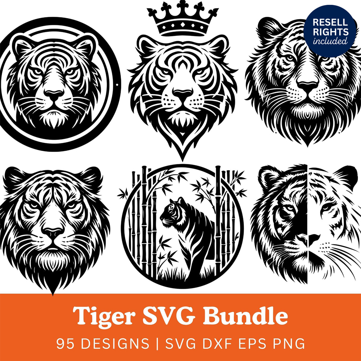 Tiger SVG Bundle