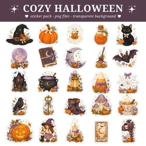 Cozy Halloween Stickers