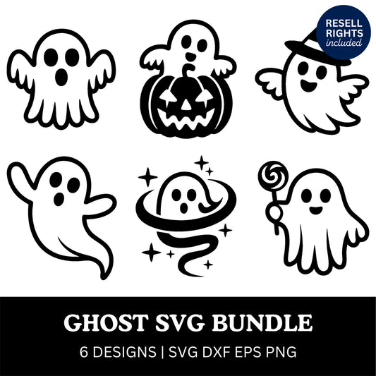 Ghost SVG Bundle | Resell Rights Included