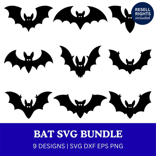Bat SVG Bundle | Resell Rights Included