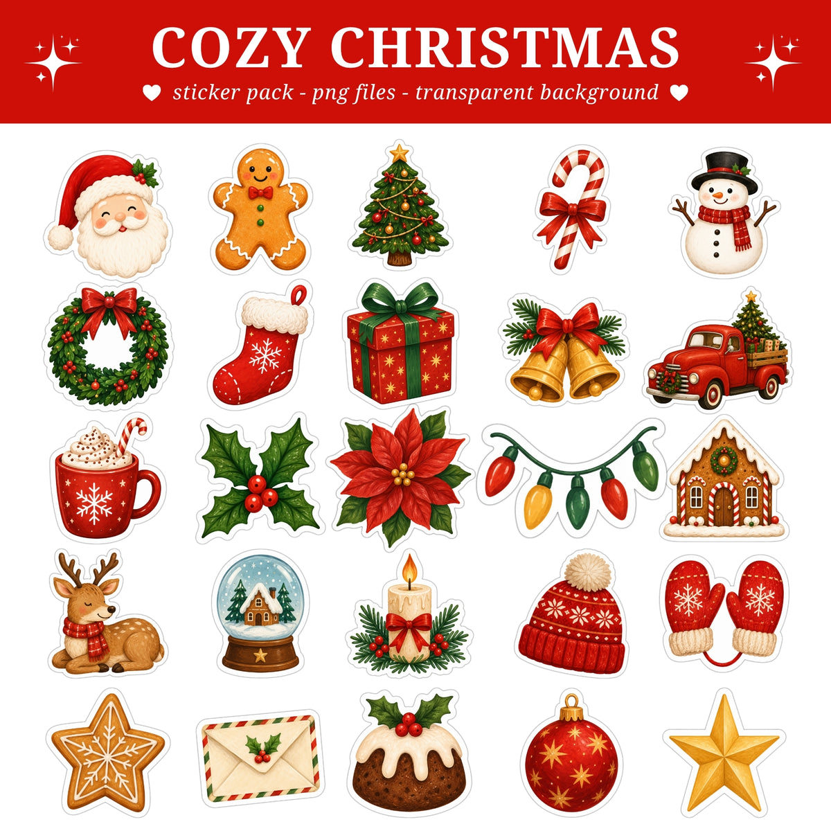 Cozy Christmas Stickers