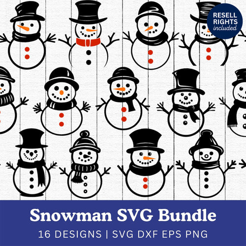Snowman SVG Bundle