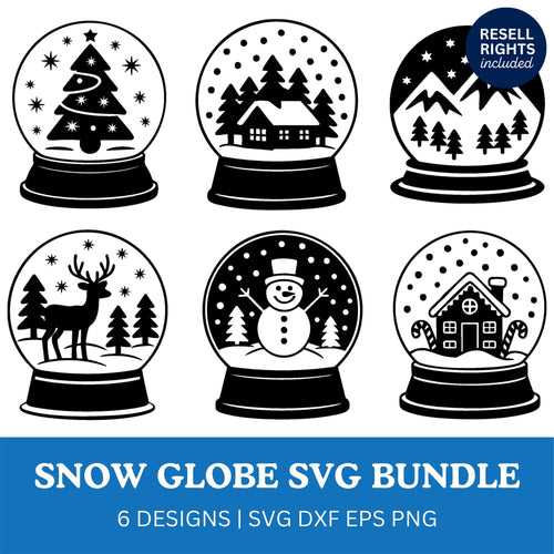 Snow Globe SVG Bundle