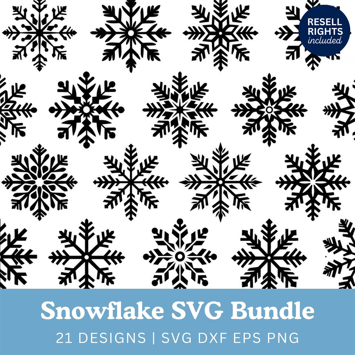 Snowflake SVG Bundle