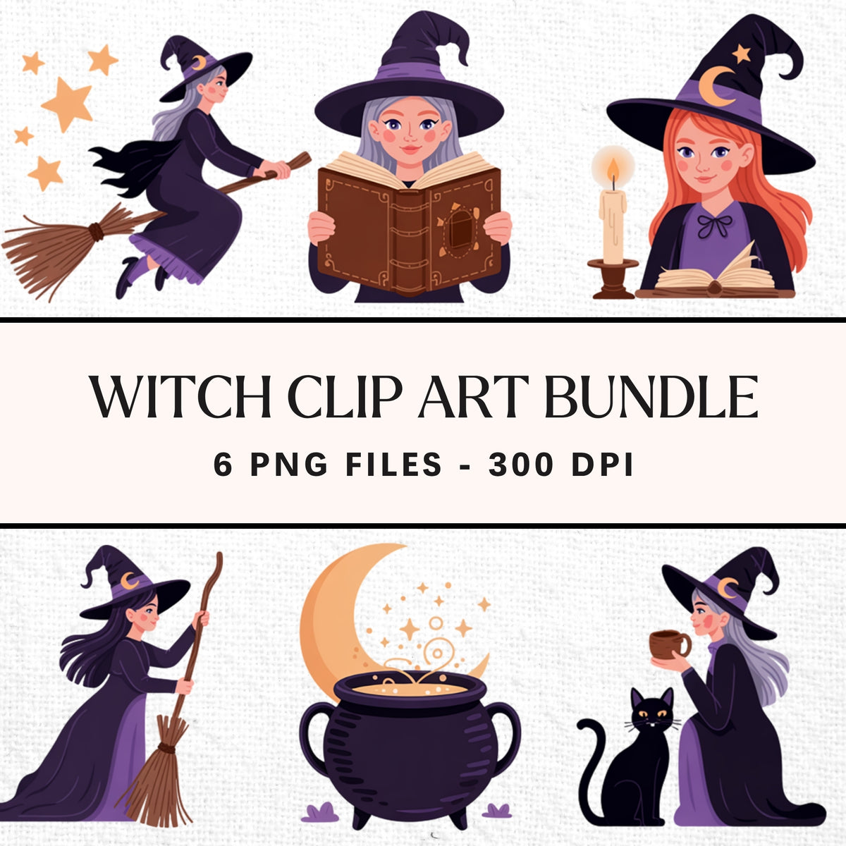 Witch Clipart Pack