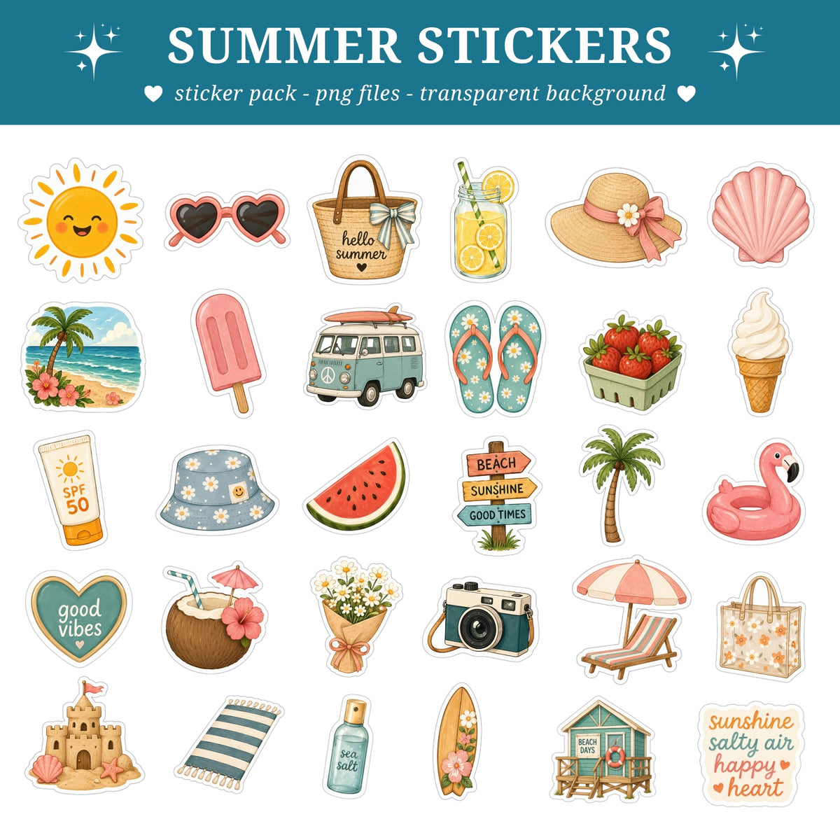 Summer Stickers
