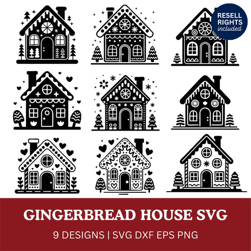 Gingerbread House SVG Bundle