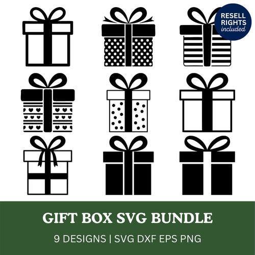 Gift Box SVG Bundle