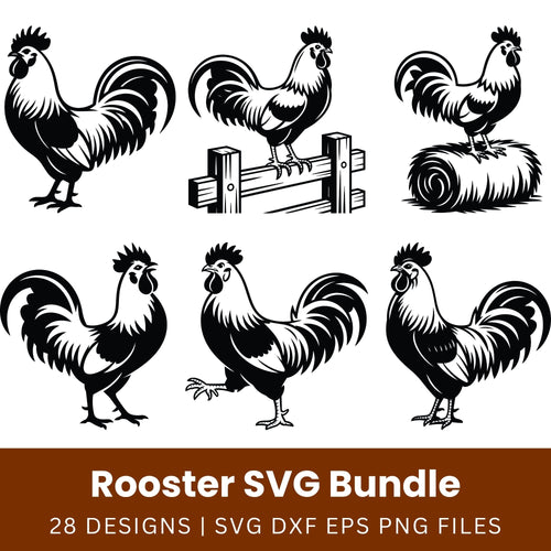 Rooster SVG Bundle
