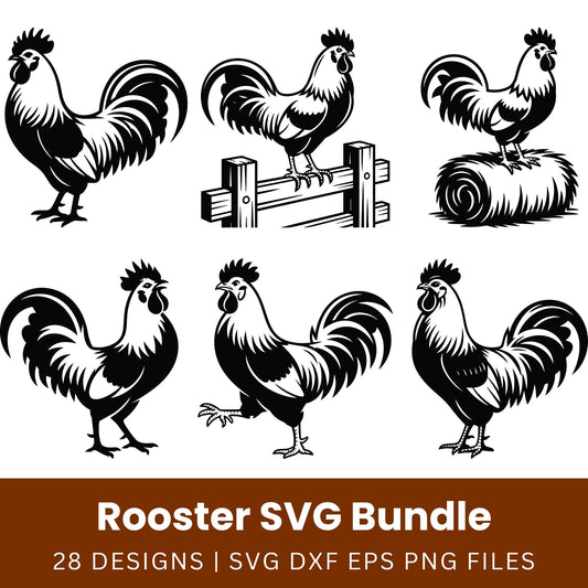Rooster SVG Bundle