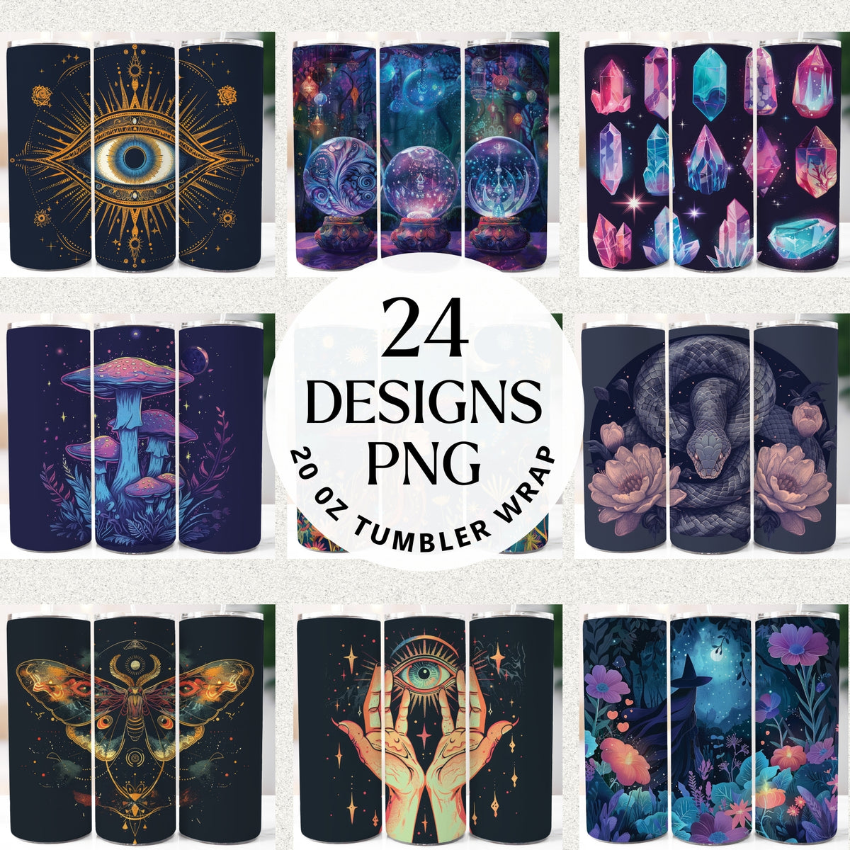 Mystical 20 oz Tumbler Bundle