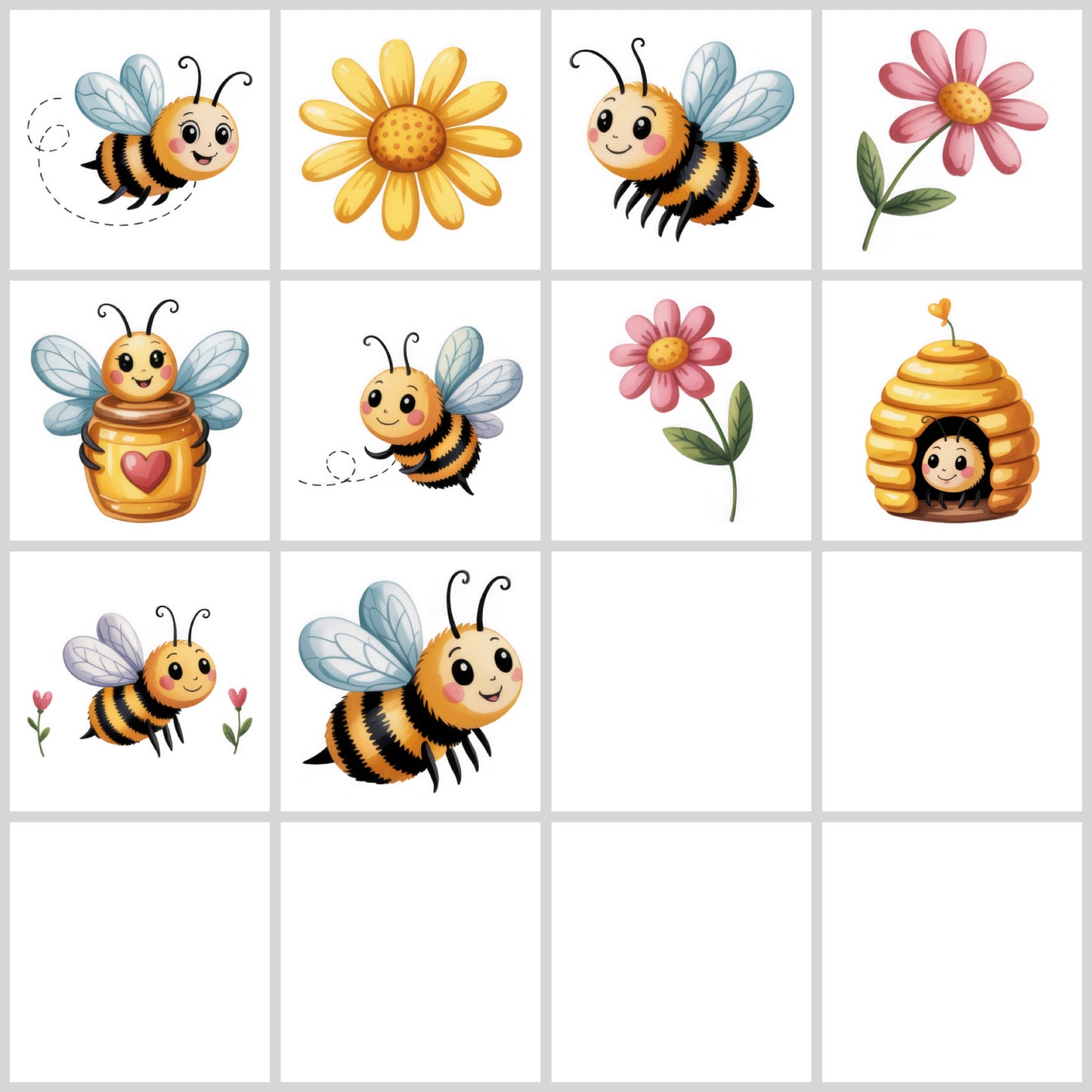 Bee Clipart Pack | Resell Rights Included