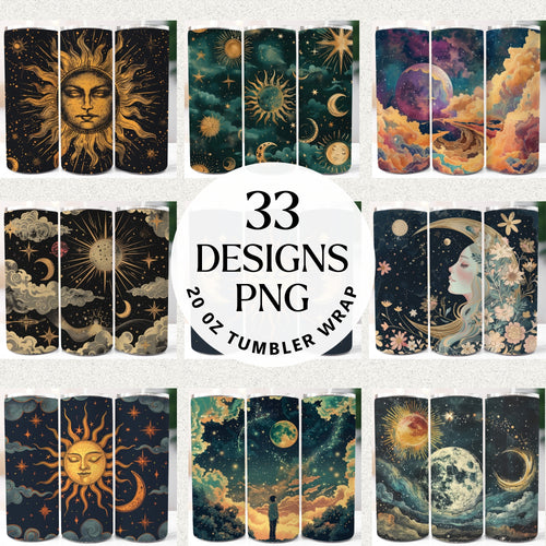 Celestial 20 oz Tumbler Bundle