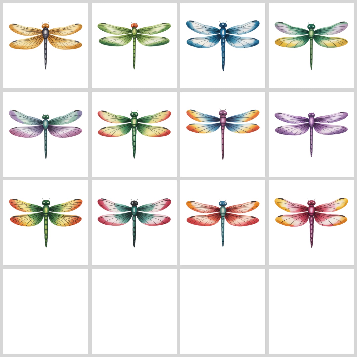 Dragonfly Clipart Pack | Resell Rights Included