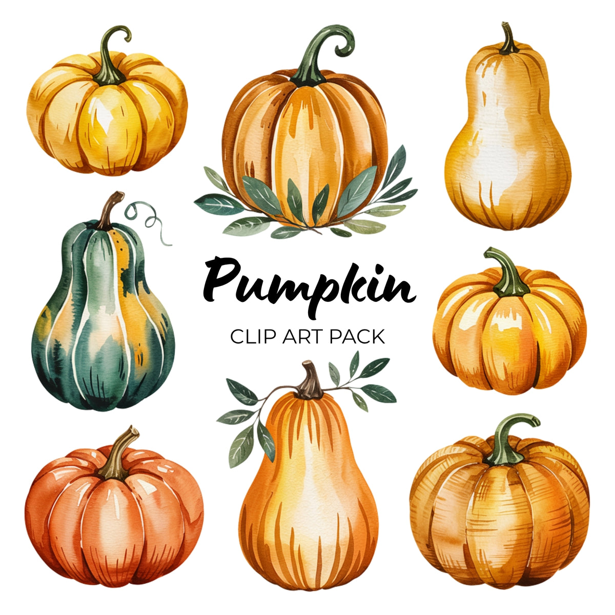 Pumpkin Clipart Pack