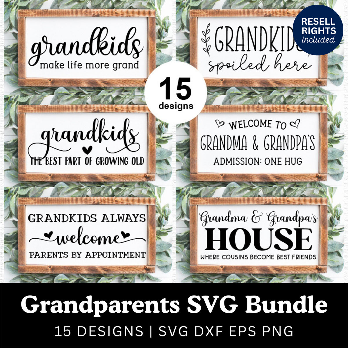 Grandparents SVG Bundle
