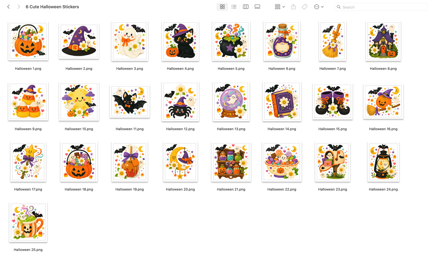 Cute Halloween Stickers
