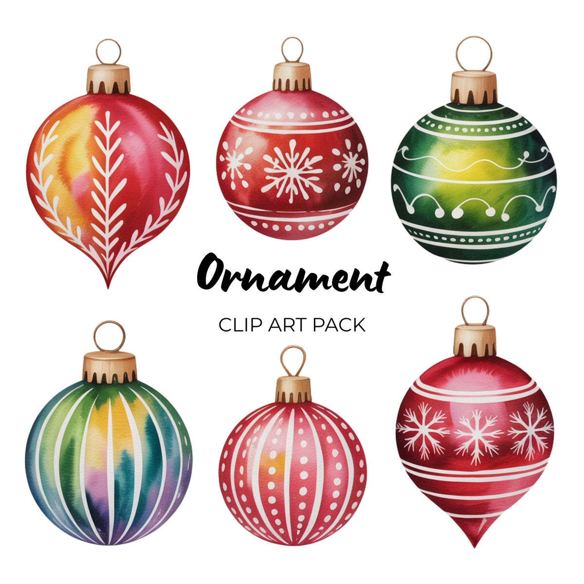 Ornament Clipart Pack