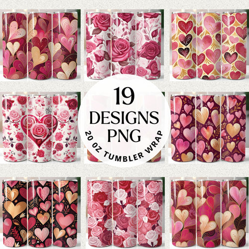 Valentine Tumbler Wrap Bundle