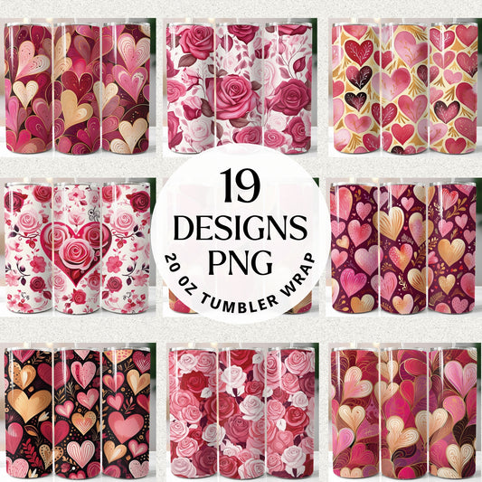 Valentine Tumbler Wrap Bundle