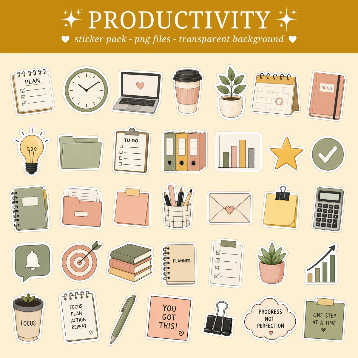 Productivity Stickers