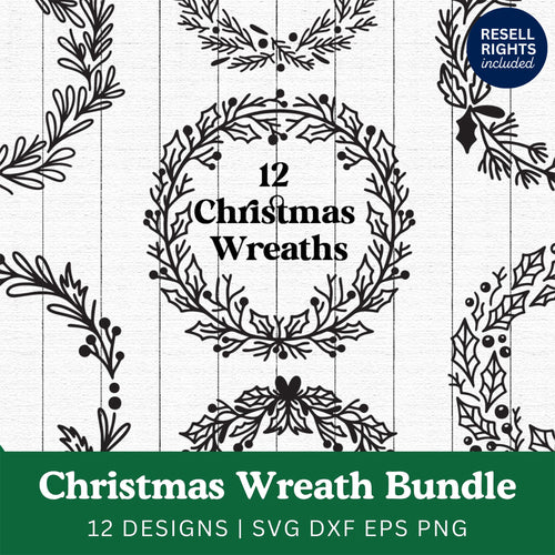 Christmas Wreaths SVG Bundle