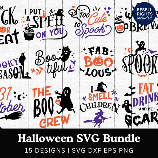 Halloween SVG Bundle | Resell Rights Included