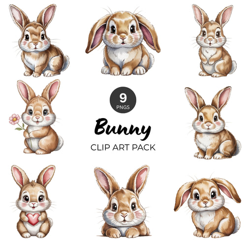 Bunny Clipart Pack