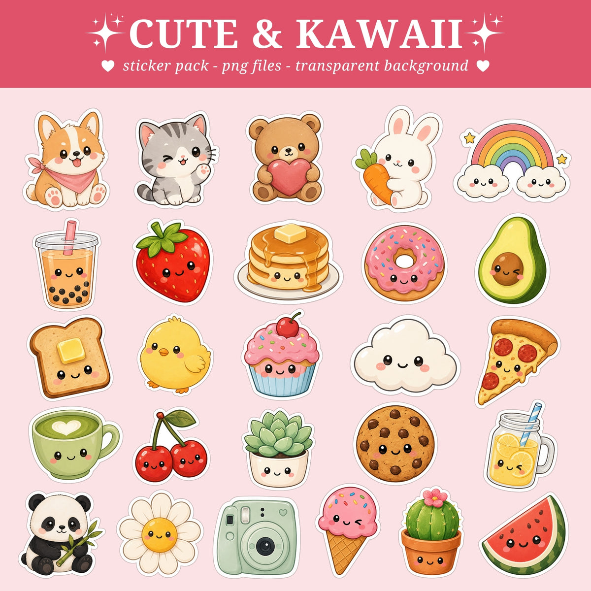 Cute and Kawaii Stickers