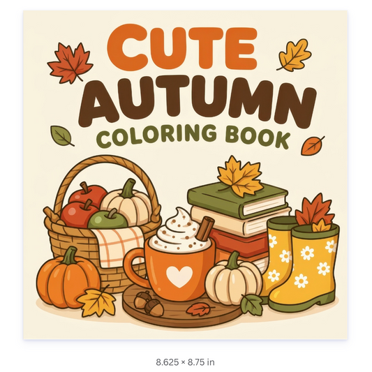 Cozy Autumn Coloring Pages