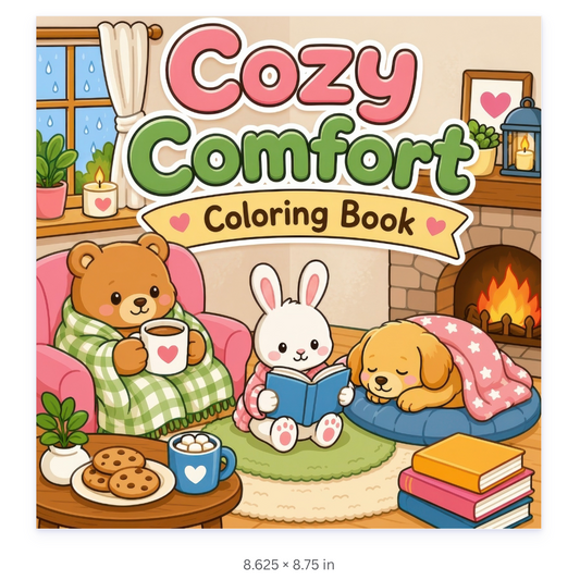 Cozy Comfort Coloring Pages