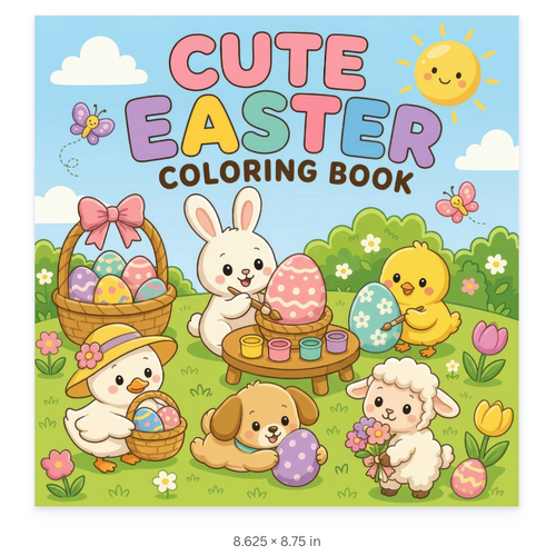 Cute Easter Coloring Pages