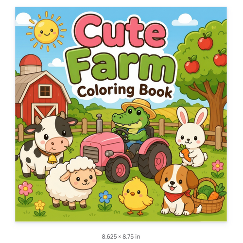 Cute Farm Coloring Pages