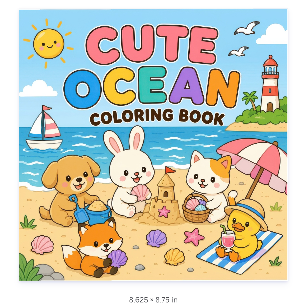 Cute Ocean Coloring Pages