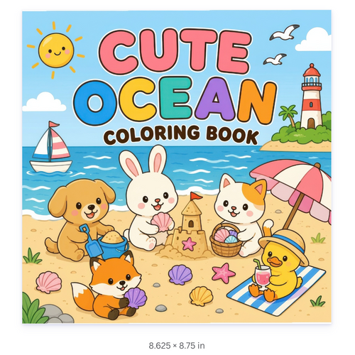 Cute Ocean Coloring Pages
